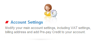 Click Account Settings