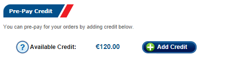 The amount is credited to your account